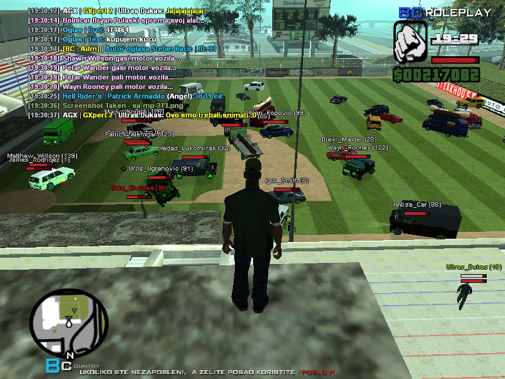 Car Fight Event on Balkan Country RolePlay server